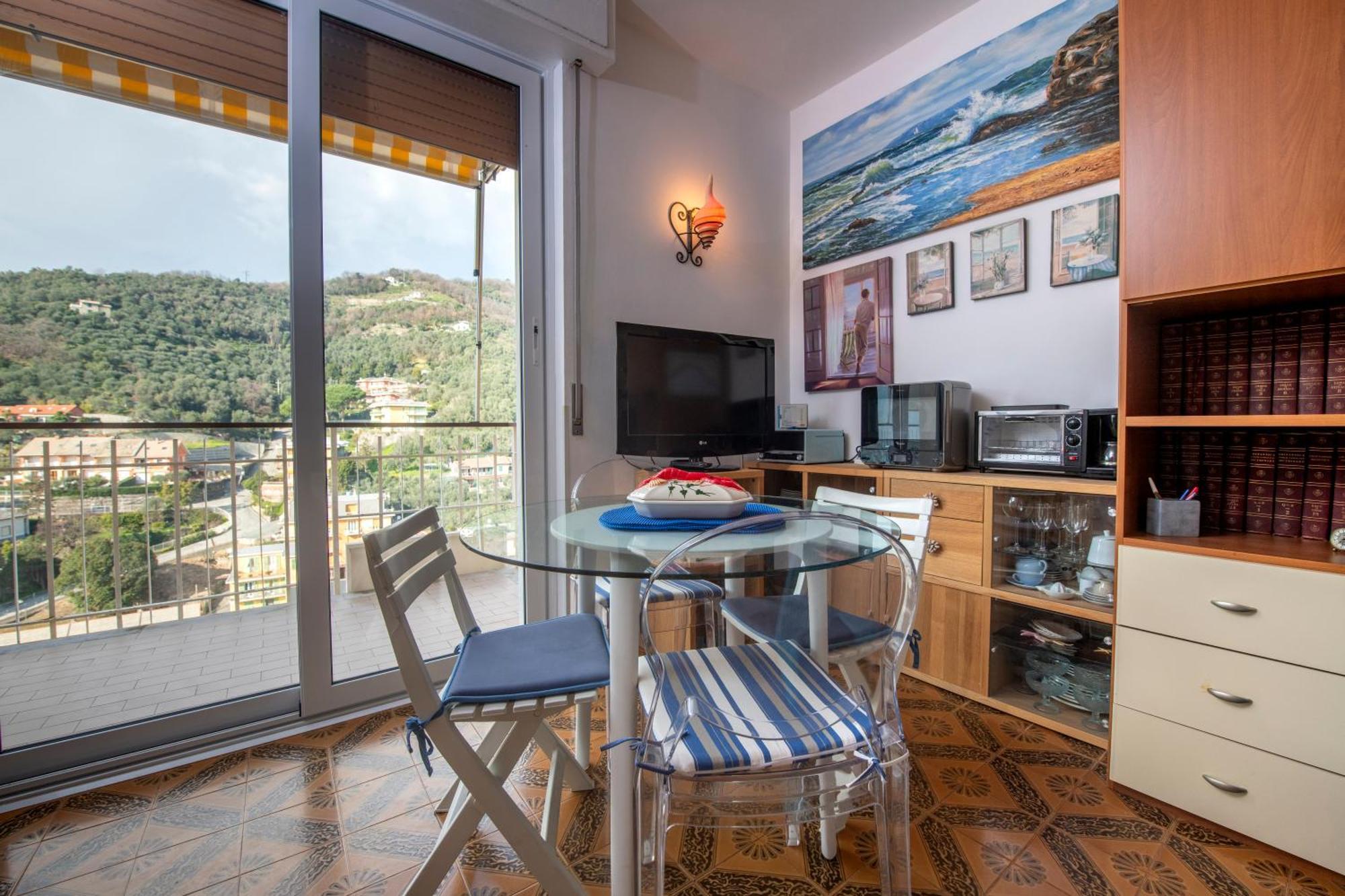 Apartamento 239 - Casa Del Sole Vista Mare Moneglia - 5Minuti A Piedi Dal Mare - Parcheggio Privato Exterior foto