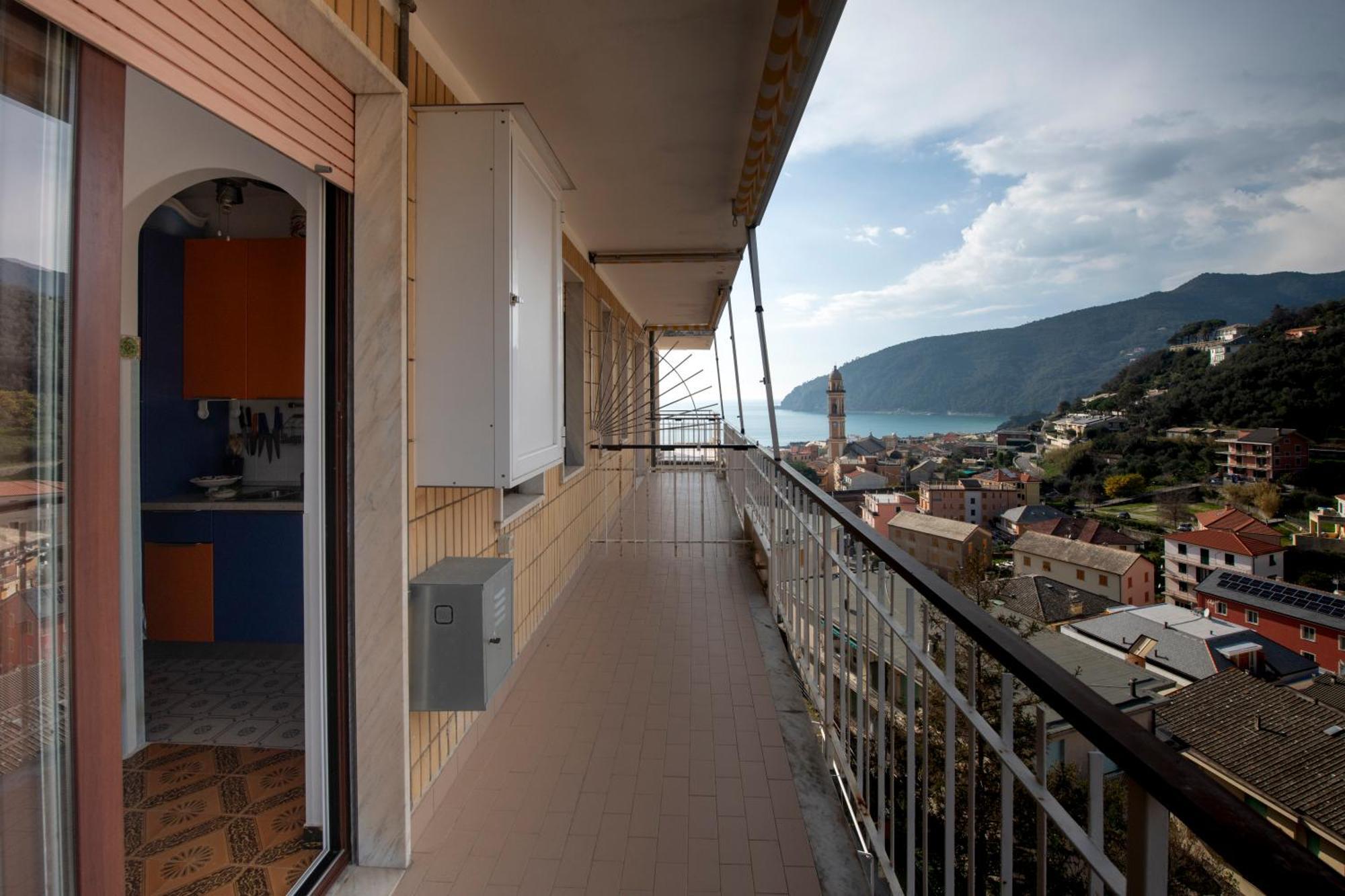 Apartamento 239 - Casa Del Sole Vista Mare Moneglia - 5Minuti A Piedi Dal Mare - Parcheggio Privato Exterior foto